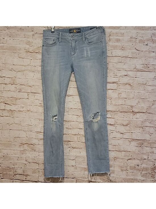 Lucky Brand Denim - Excellent Lucky Brand distressed skinny jeans sz 26